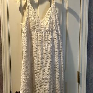 White midi sundress